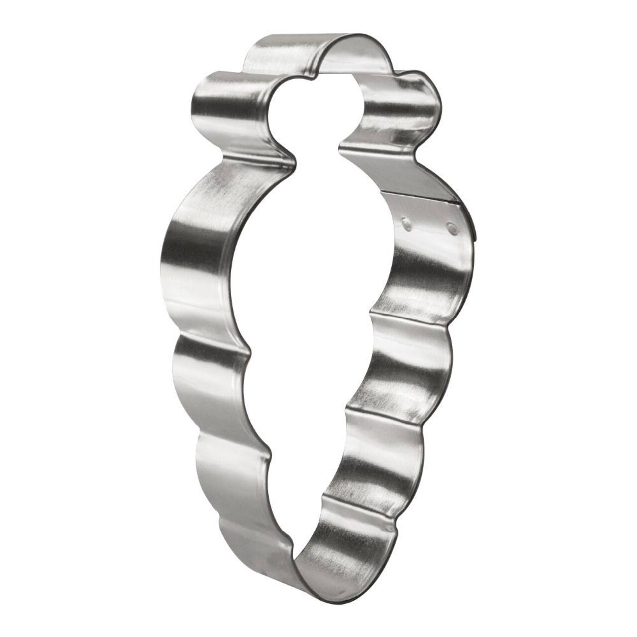 Easter Carrot Cookie Cutter 4 in B1555, CookieCutter.com, Tin Plated Steel, Handmade in the USA